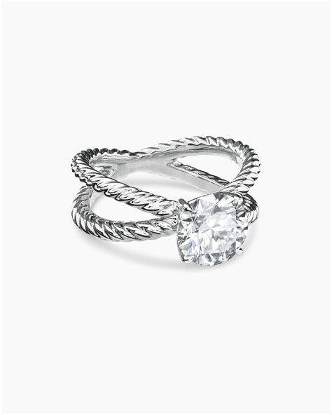 david yurman crossover engagement ring replica